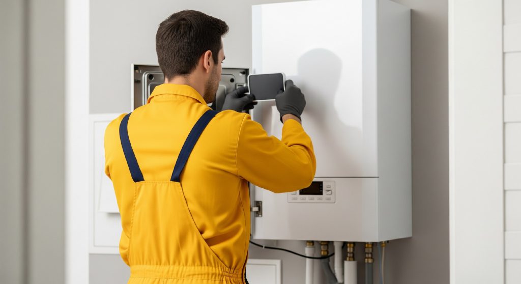 Установка газового котла